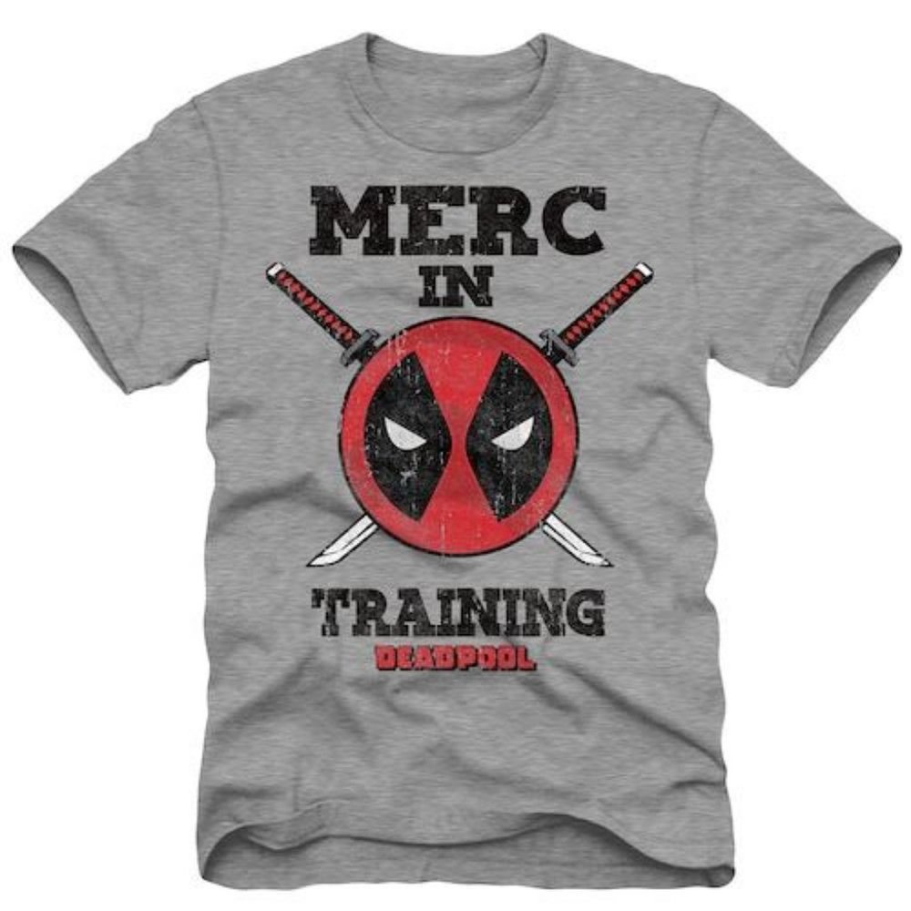 Deadpool Merc in Training Marvel Comics Superhero T-Shirt